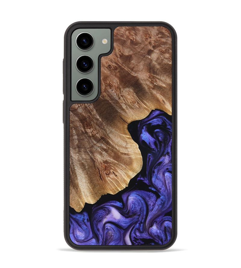 Galaxy S23 Plus Wood Phone Case - Simon (Purple, 823217)