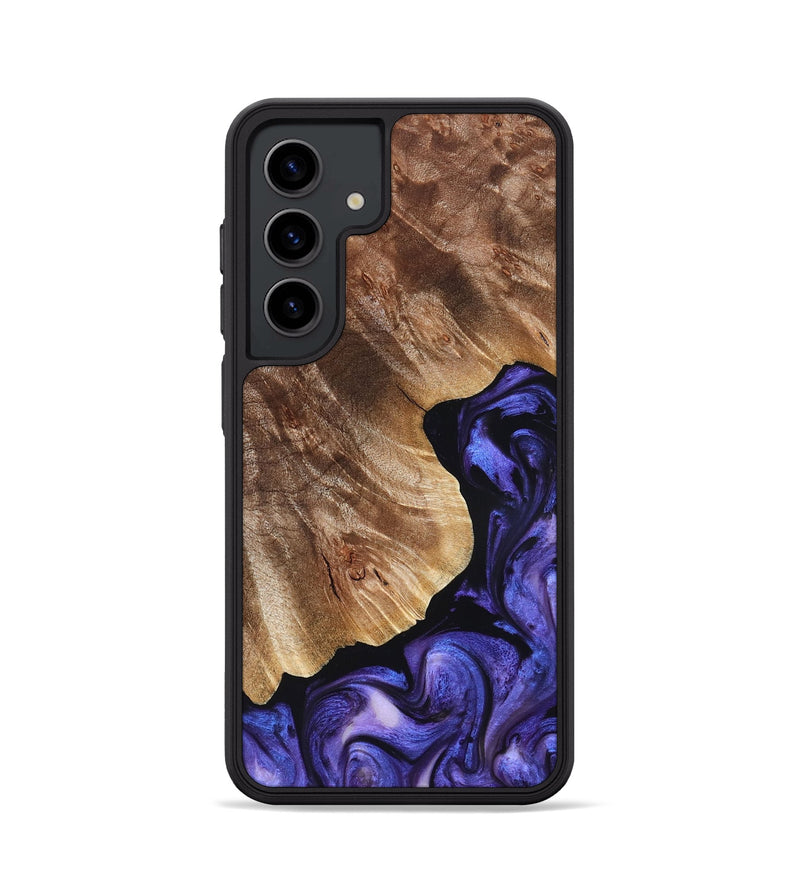 Galaxy S24 Wood Phone Case - Simon (Purple, 823217)