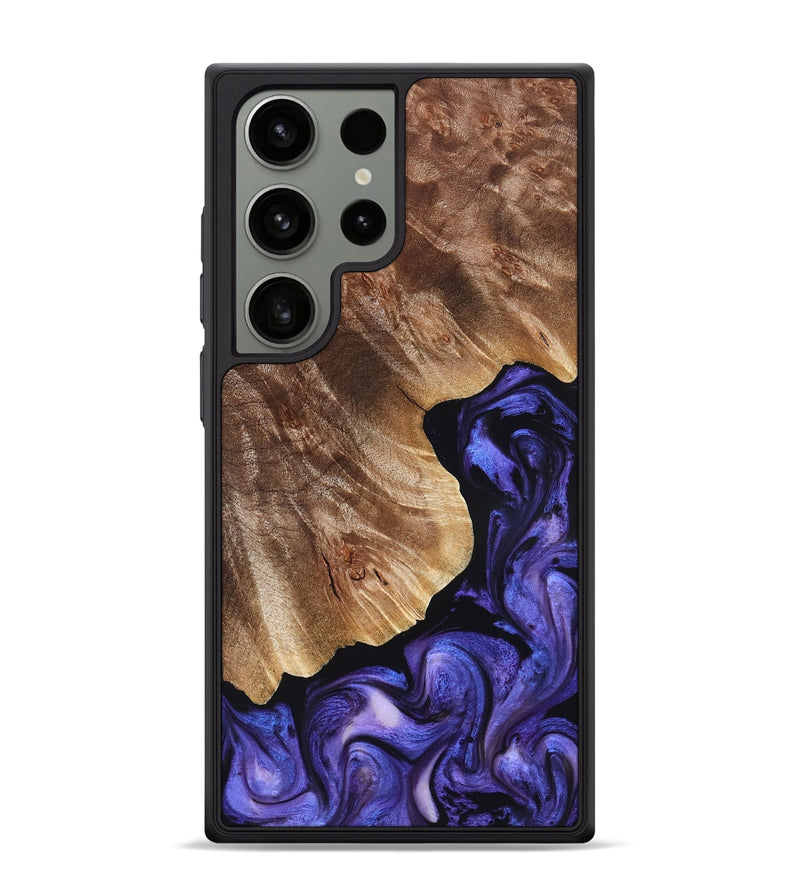Galaxy S24 Ultra Wood Phone Case - Simon (Purple, 823217)