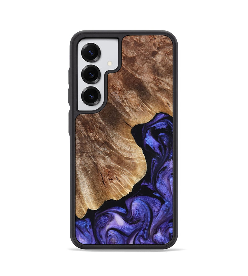 Galaxy S25 Wood Phone Case - Simon (Purple, 823217)