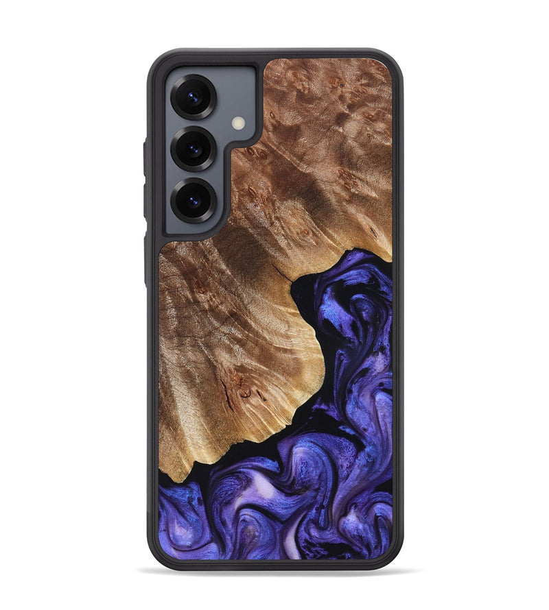 Galaxy S25 Plus Wood Phone Case - Simon (Purple, 823217)