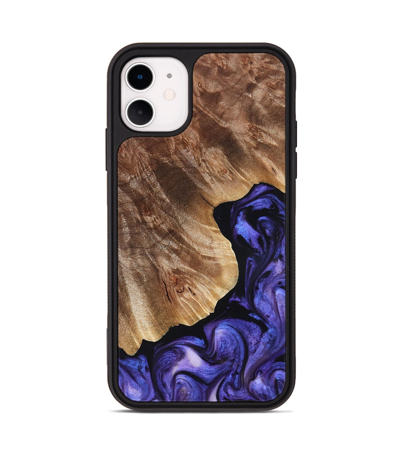 iPhone 11 Wood Phone Case - Simon (Purple, 823217)