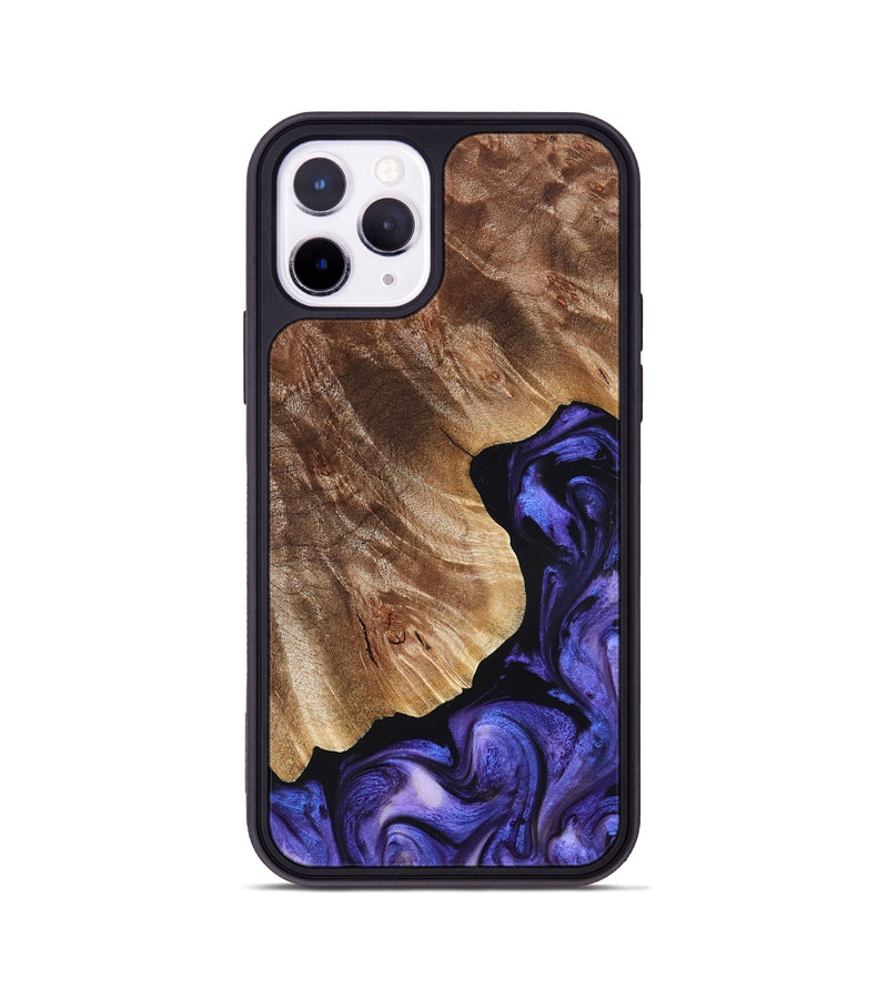iPhone 11 Pro Wood Phone Case - Simon (Purple, 823217)