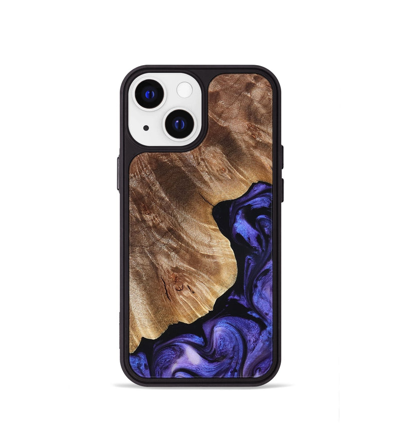 iPhone 13 mini Wood Phone Case - Simon (Purple, 823217)