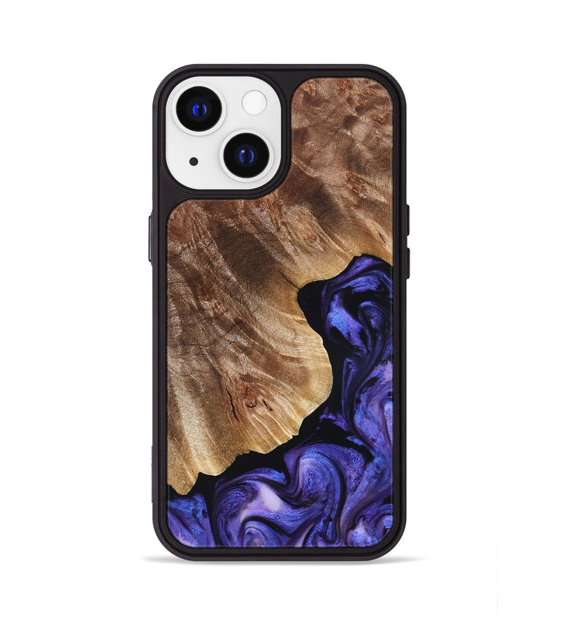 iPhone 13 Wood Phone Case - Simon (Purple, 823217)