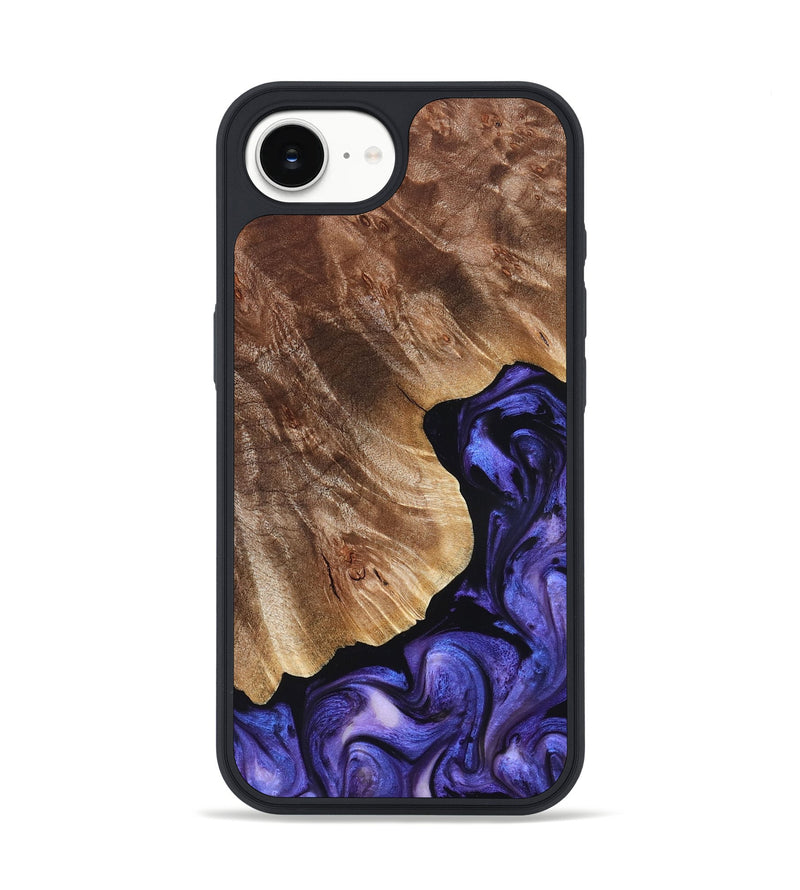 iPhone 16e Wood Phone Case - Simon (Purple, 823217)
