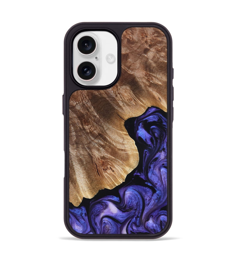 iPhone 17 Wood Phone Case - Simon (Purple, 823217)