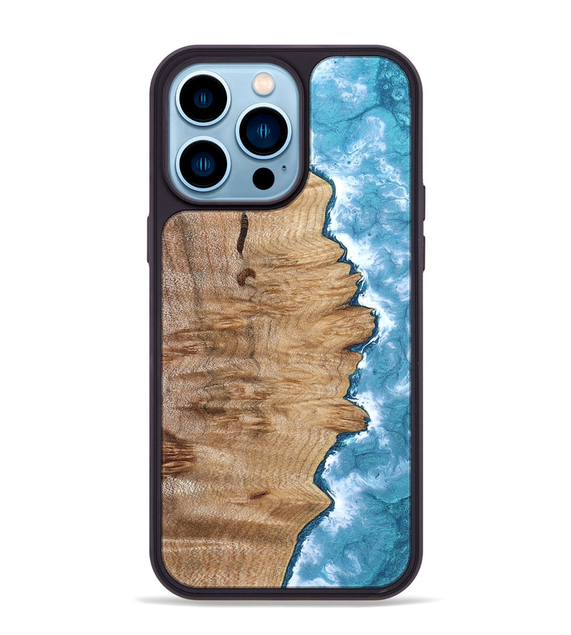 iPhone 14 Pro Max Wood Phone Case - Noa (Coastal, 823228)