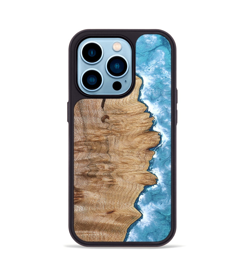 iPhone 14 Pro Wood Phone Case - Noa (Coastal, 823228)
