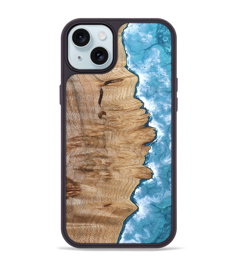 iPhone 15 Plus Wood Phone Case - Noa (Coastal, 823228)