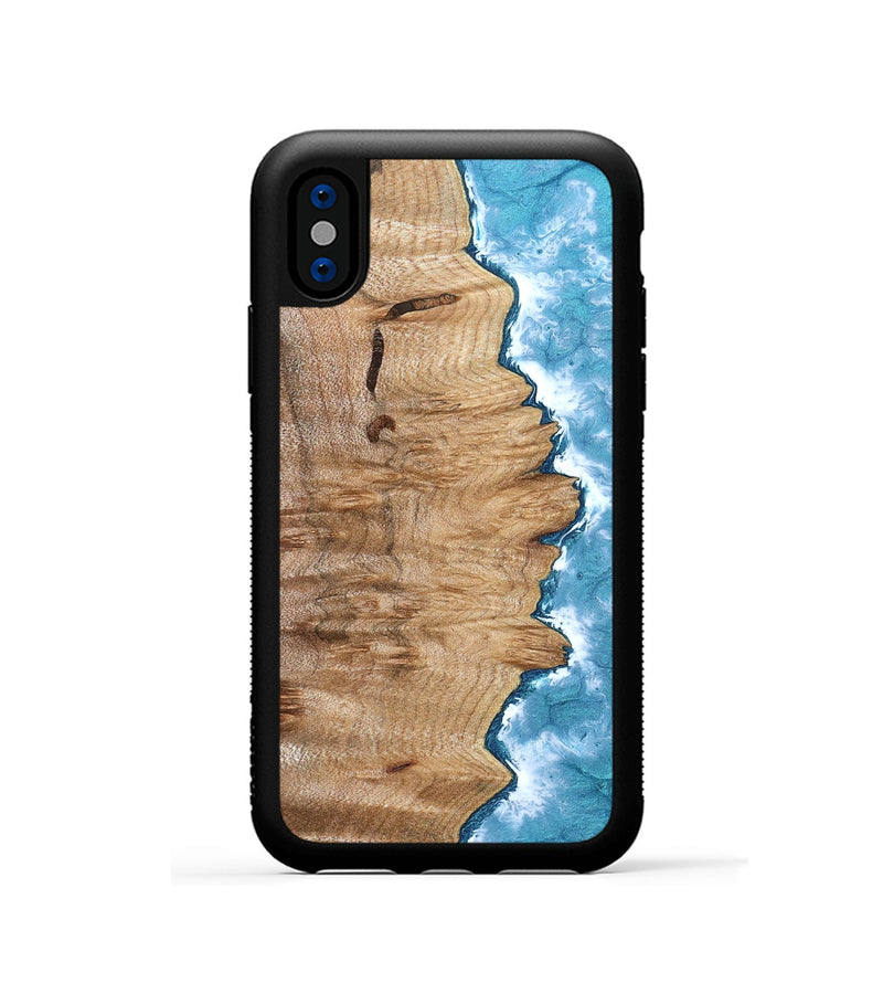 iPhone Xs Wood Phone Case - Noa (Coastal, 823228)