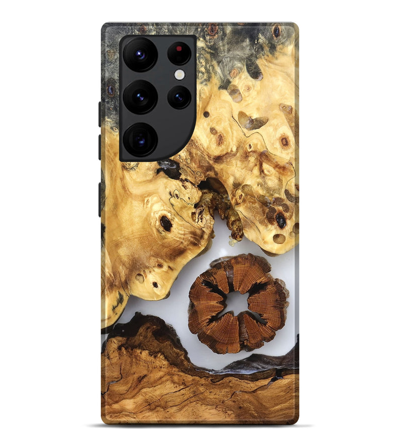 Galaxy S22 Ultra Wood Live Edge Phone Case - Bryn (Clear, 823231)