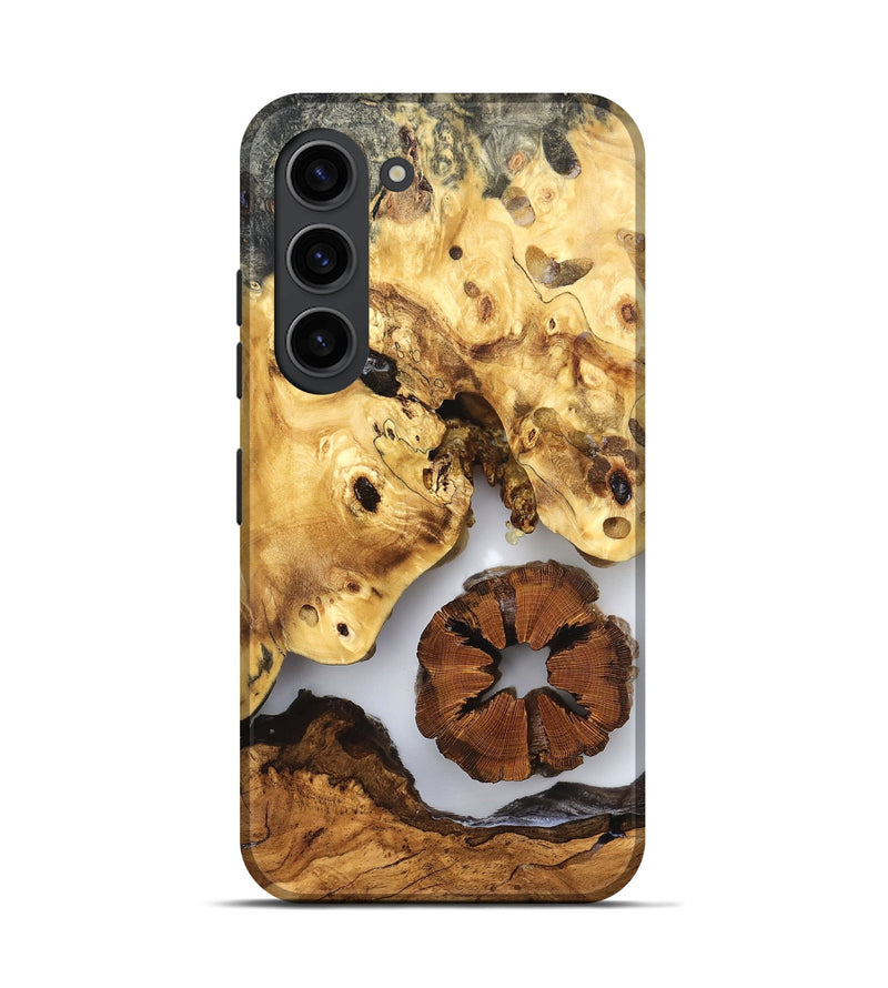 Galaxy S23 Wood Live Edge Phone Case - Bryn (Clear, 823231)