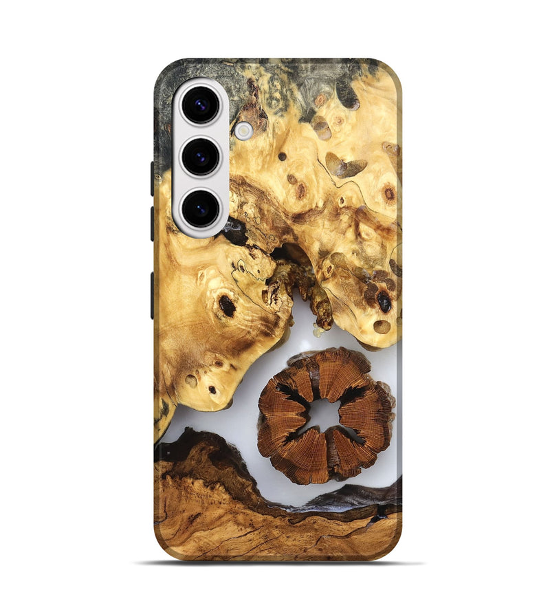 Galaxy S25 Wood Live Edge Phone Case - Bryn (Clear, 823231)