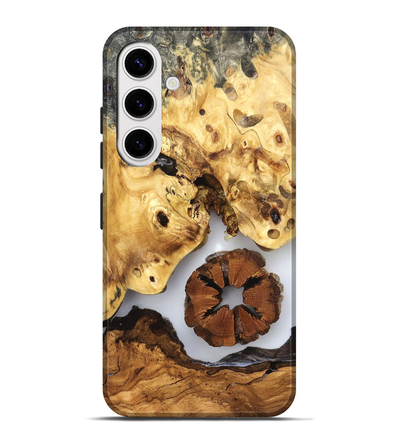 Galaxy S25 Plus Wood Live Edge Phone Case - Bryn (Clear, 823231)