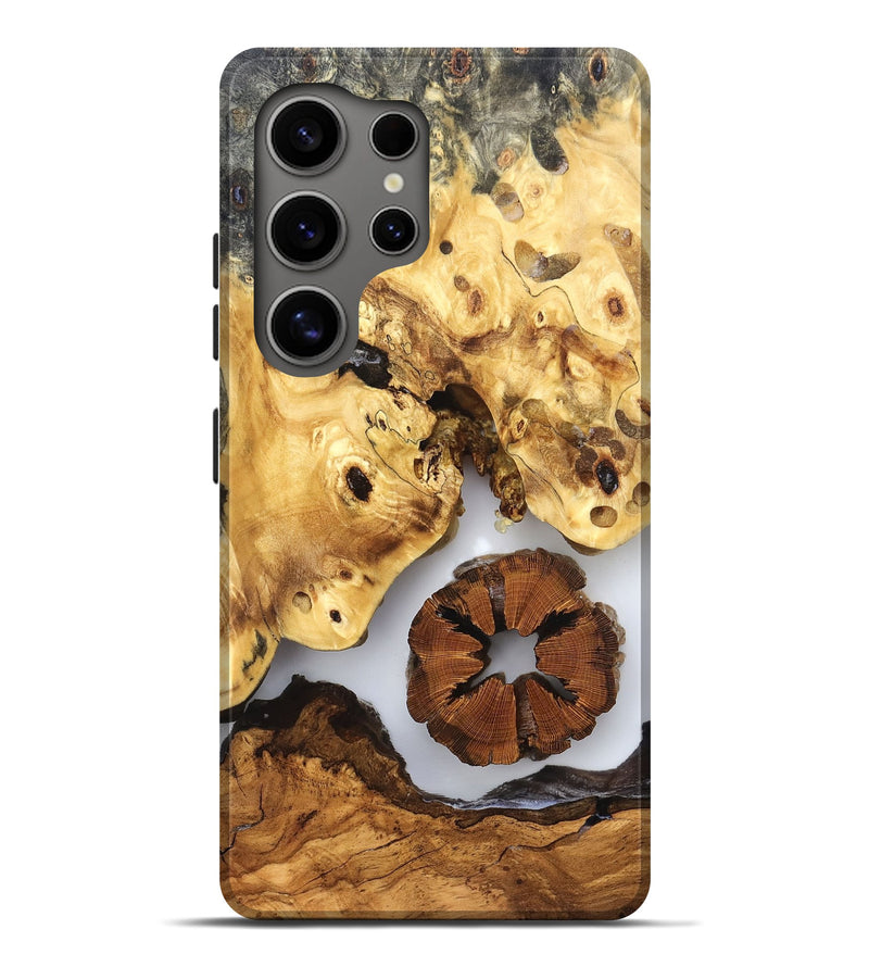 Galaxy S25 Ultra Wood Live Edge Phone Case - Bryn (Clear, 823231)