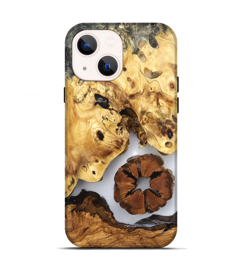 iPhone 13 Wood Live Edge Phone Case - Bryn (Clear, 823231)