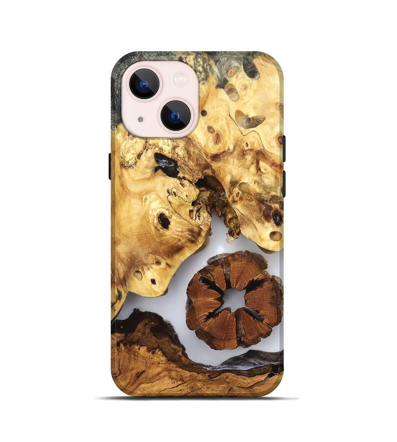 iPhone 13 mini Wood Live Edge Phone Case - Bryn (Clear, 823231)