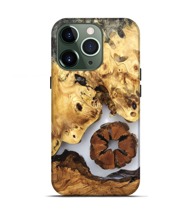 iPhone 13 Pro Wood Live Edge Phone Case - Bryn (Clear, 823231)