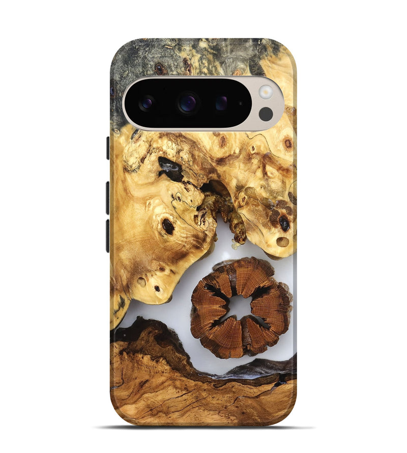 Pixel 9 Wood Live Edge Phone Case - Bryn (Clear, 823231)