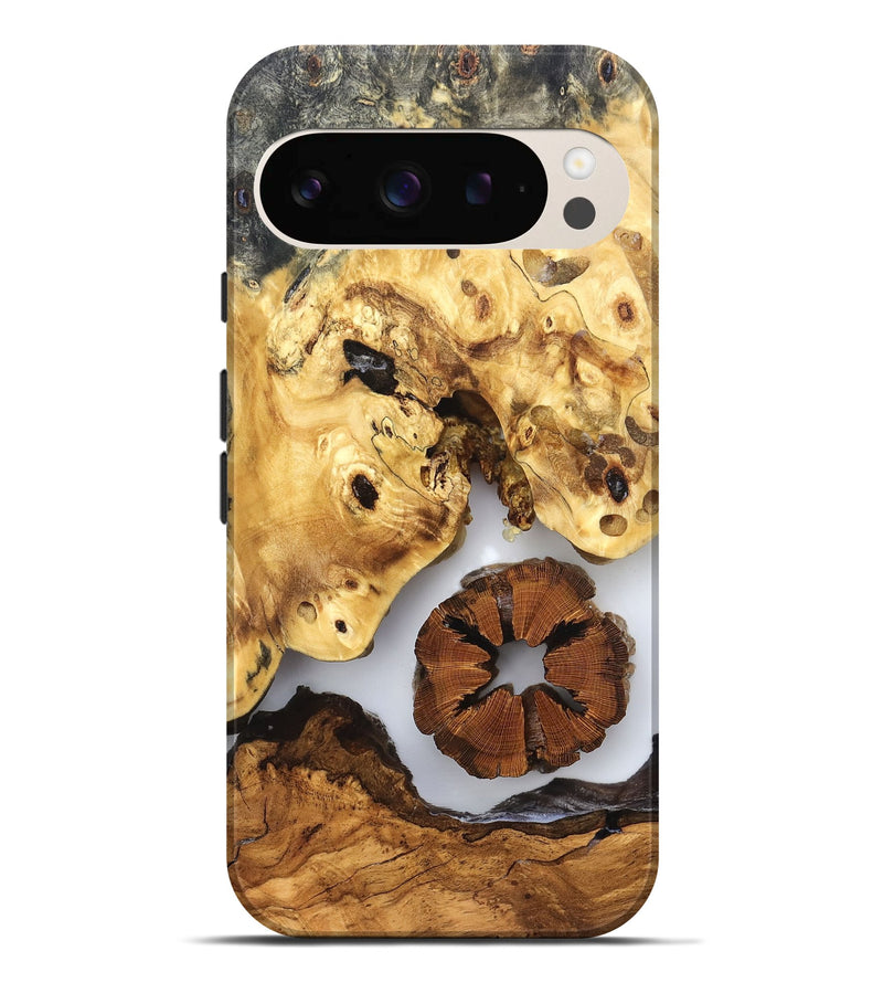 Pixel 9 Pro XL Wood Live Edge Phone Case - Bryn (Clear, 823231)
