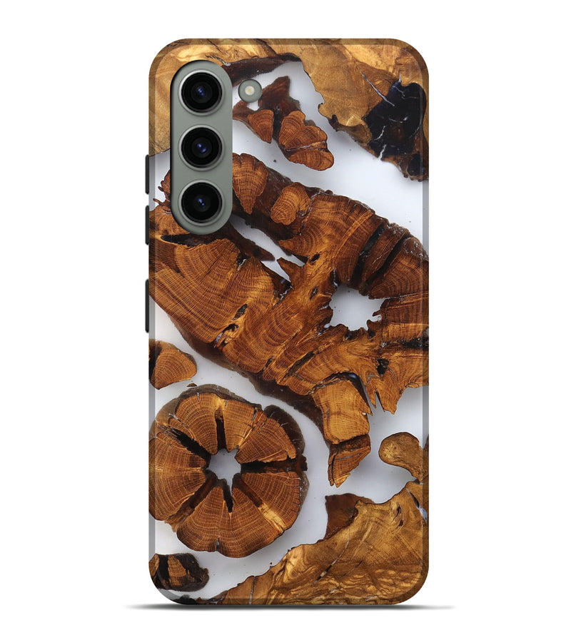 Galaxy S23 Plus Wood Live Edge Phone Case - Shad (Clear, 823234)