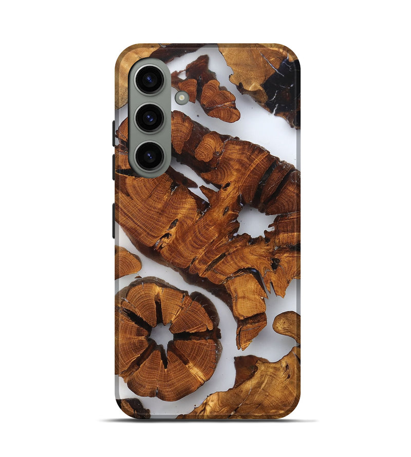 Galaxy S24 Wood Live Edge Phone Case - Shad (Clear, 823234)