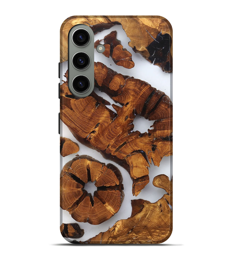 Galaxy S24 Plus Wood Live Edge Phone Case - Shad (Clear, 823234)