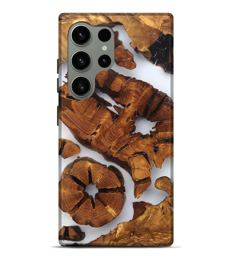 Galaxy S24 Ultra Wood Live Edge Phone Case - Shad (Clear, 823234)