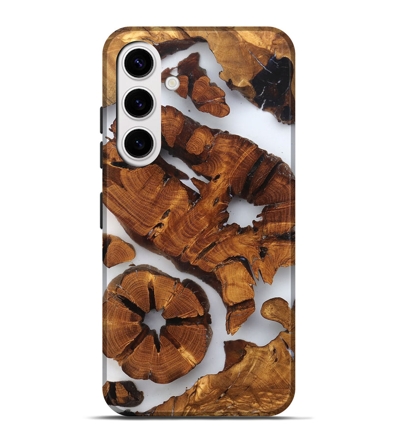 Galaxy S25 Plus Wood Live Edge Phone Case - Shad (Clear, 823234)