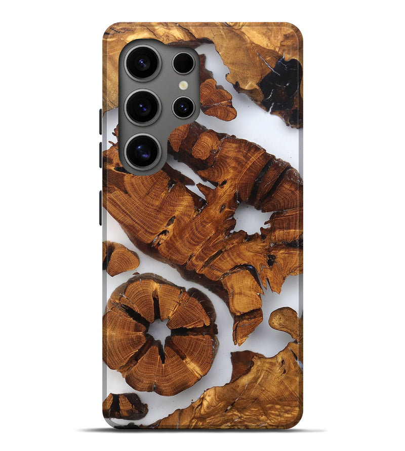 Galaxy S25 Ultra Wood Live Edge Phone Case - Shad (Clear, 823234)