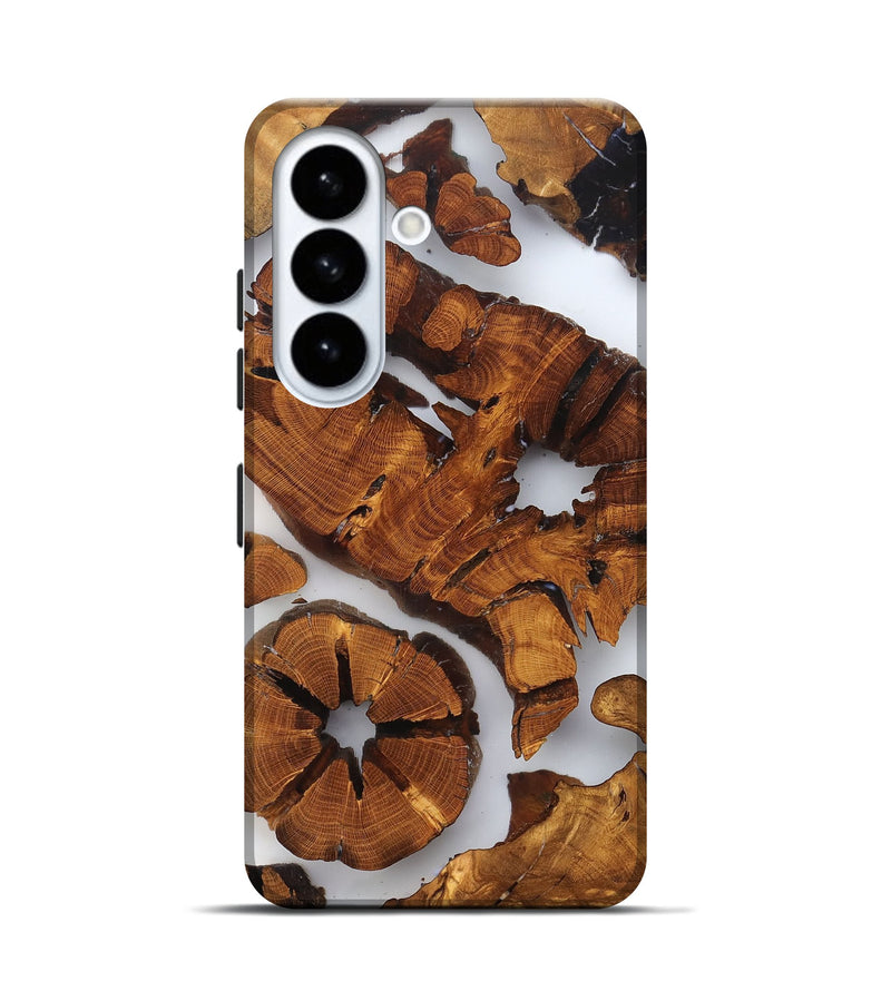 Galaxy S26 Wood Live Edge Phone Case - Shad (Clear, 823234)
