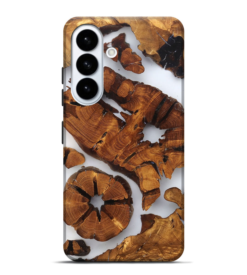 Galaxy S26 Plus Wood Live Edge Phone Case - Shad (Clear, 823234)