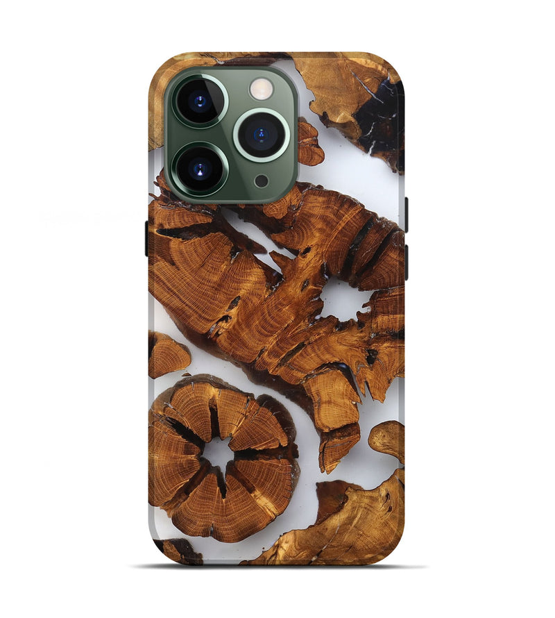 iPhone 13 Pro Wood Live Edge Phone Case - Shad (Clear, 823234)