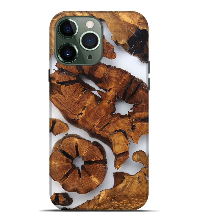 iPhone 13 Pro Max Wood Live Edge Phone Case - Shad (Clear, 823234)