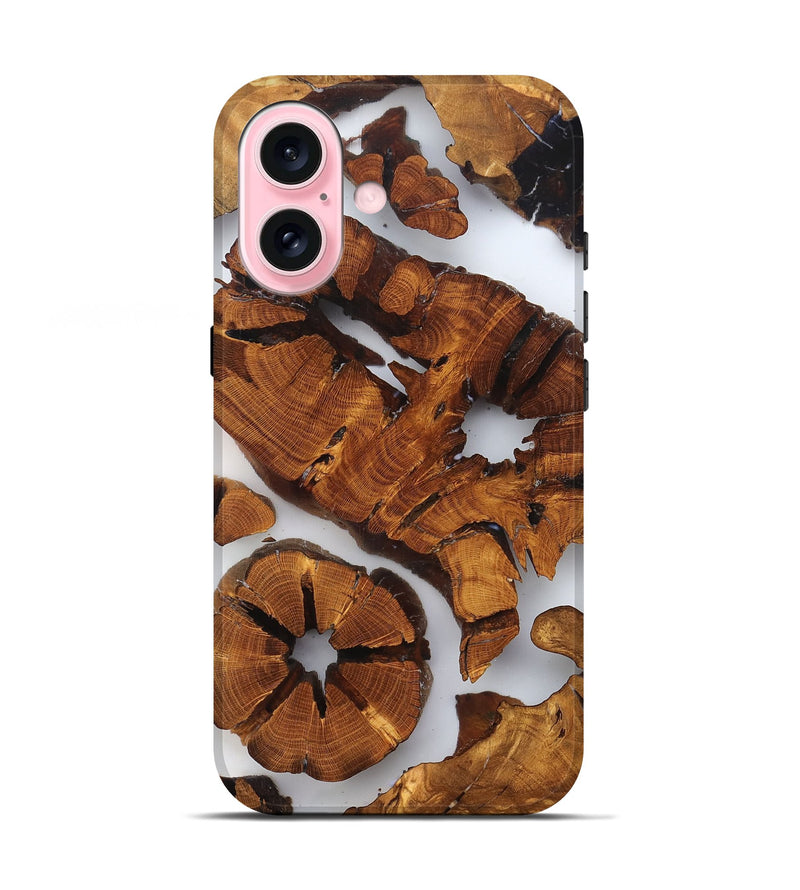 iPhone 17 Wood Live Edge Phone Case - Shad (Clear, 823234)