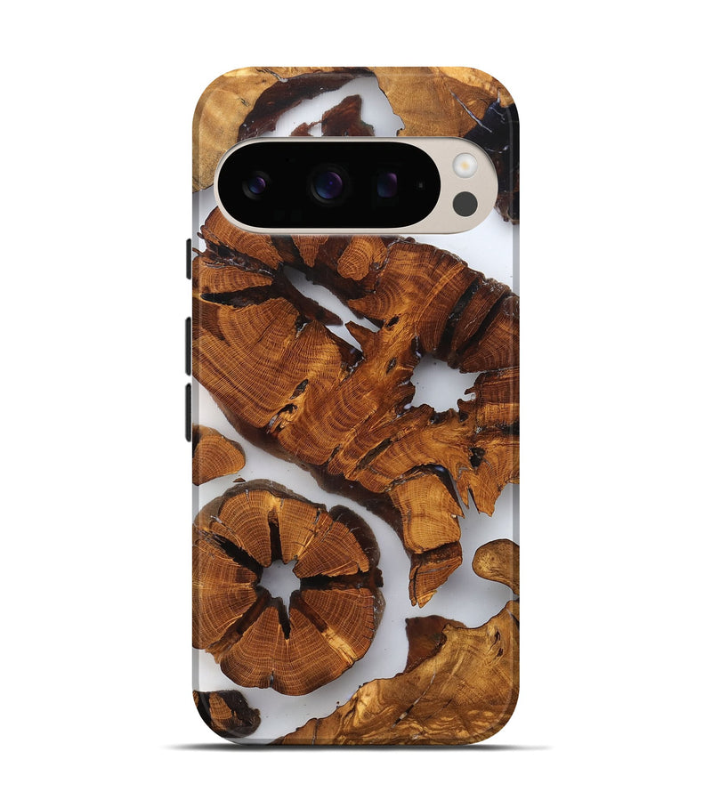 Pixel 10 Pro Wood Live Edge Phone Case - Shad (Clear, 823234)