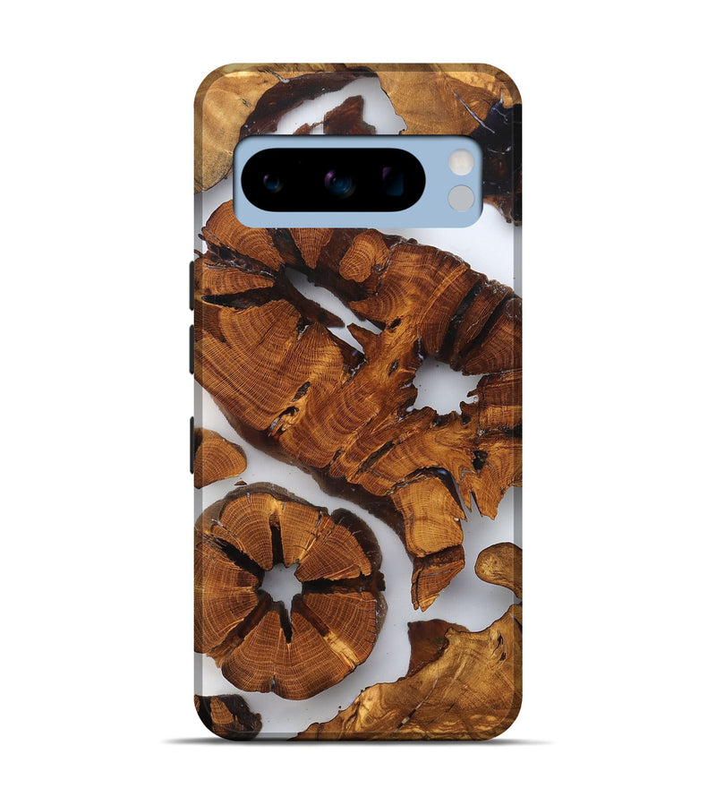 Pixel 8 Pro Wood Live Edge Phone Case - Shad (Clear, 823234)