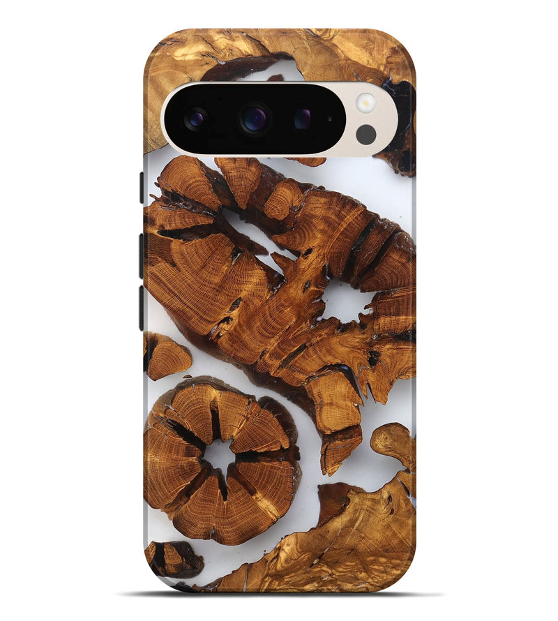 Pixel 9 Pro XL Wood Live Edge Phone Case - Shad (Clear, 823234)