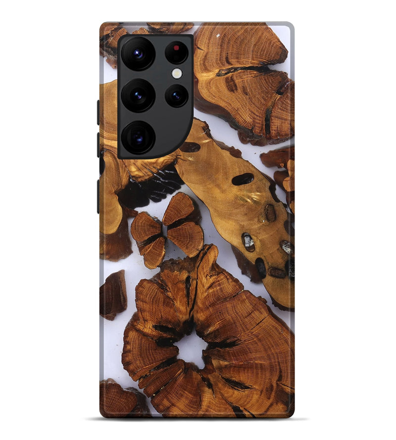 Galaxy S22 Ultra Wood Live Edge Phone Case - Dirk (Clear, 823235)