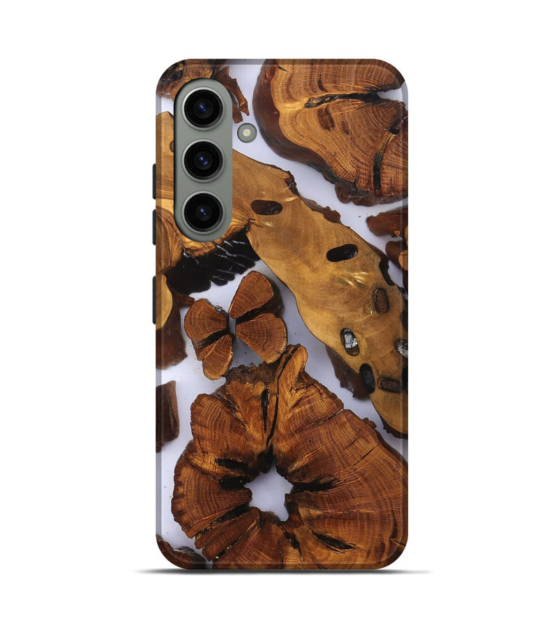 Galaxy S24 Wood Live Edge Phone Case - Dirk (Clear, 823235)