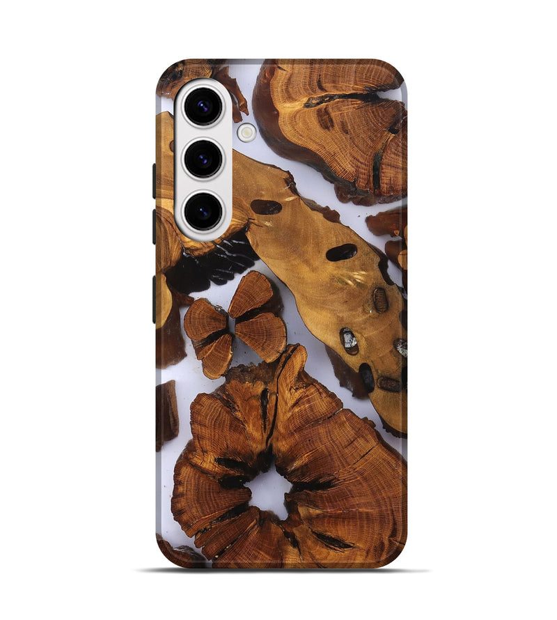 Galaxy S25 Wood Live Edge Phone Case - Dirk (Clear, 823235)
