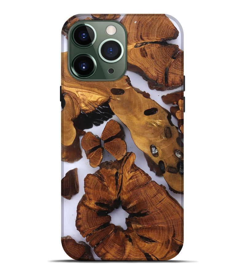 iPhone 13 Pro Max Wood Live Edge Phone Case - Dirk (Clear, 823235)