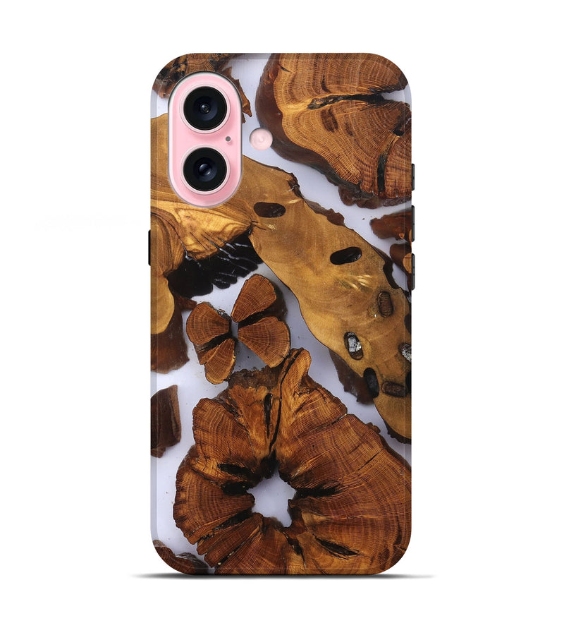iPhone 17 Wood Live Edge Phone Case - Dirk (Clear, 823235)