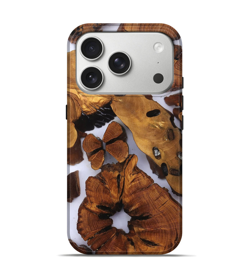 iPhone 17 Pro Wood Live Edge Phone Case - Dirk (Clear, 823235)