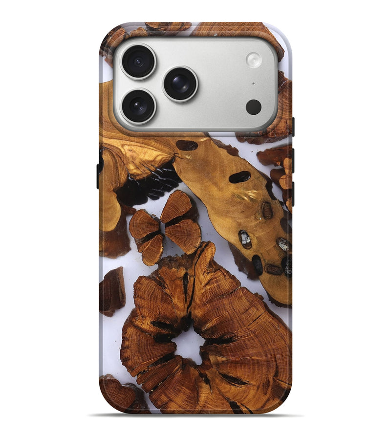 iPhone 17 Pro Max Wood Live Edge Phone Case - Dirk (Clear, 823235)