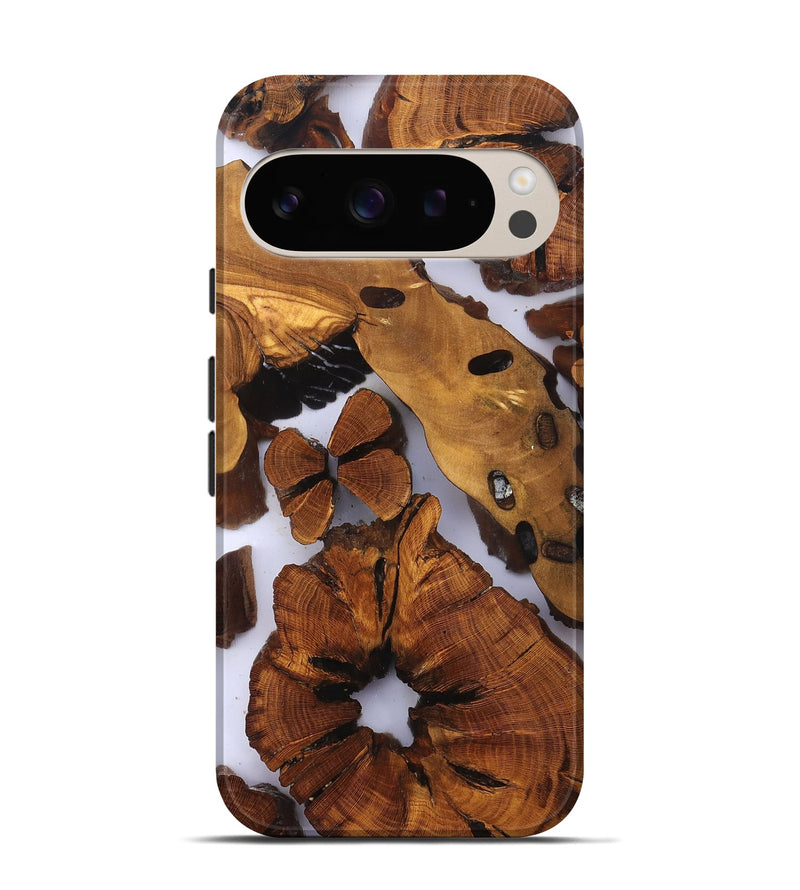 Pixel 9 Pro Wood Live Edge Phone Case - Dirk (Clear, 823235)