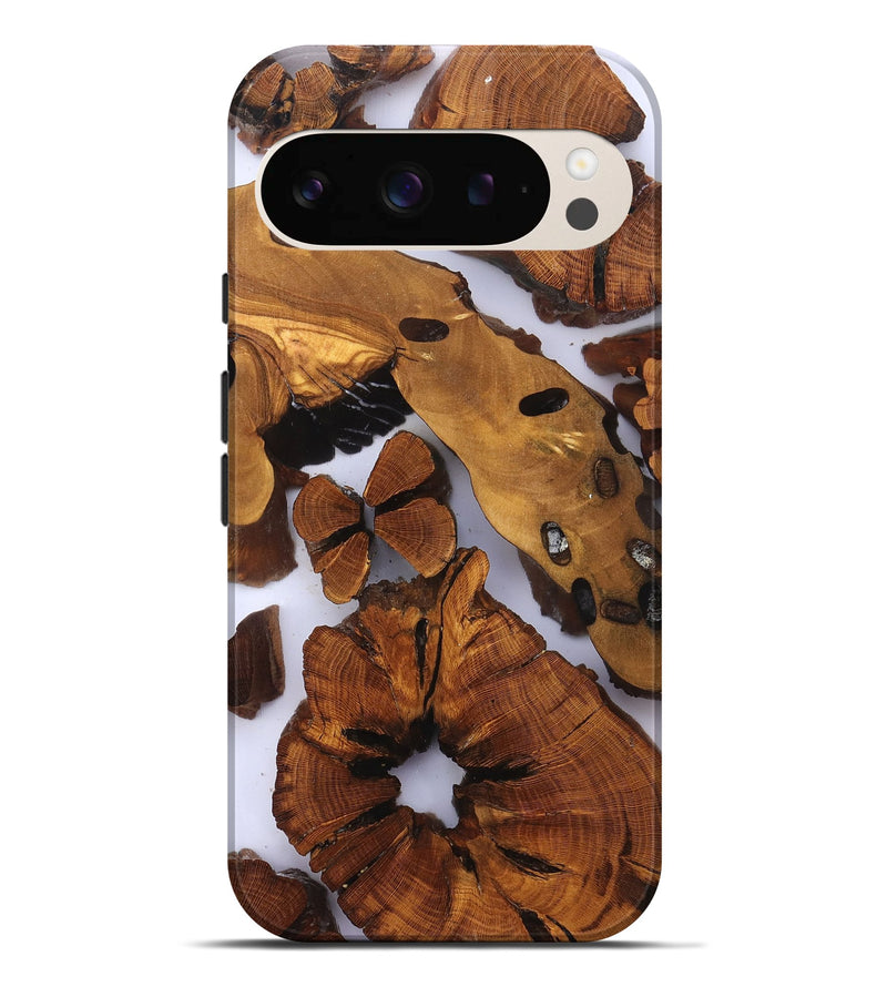 Pixel 9 Pro XL Wood Live Edge Phone Case - Dirk (Clear, 823235)