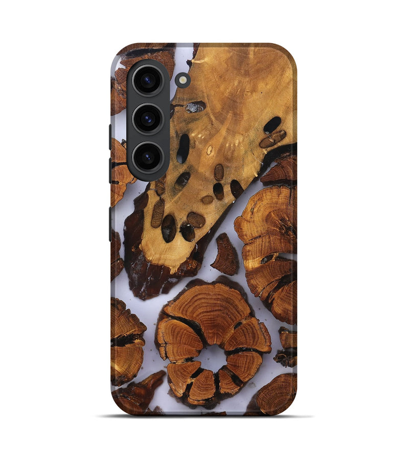 Galaxy S23 Wood Live Edge Phone Case - Jalisa (Clear, 823236)