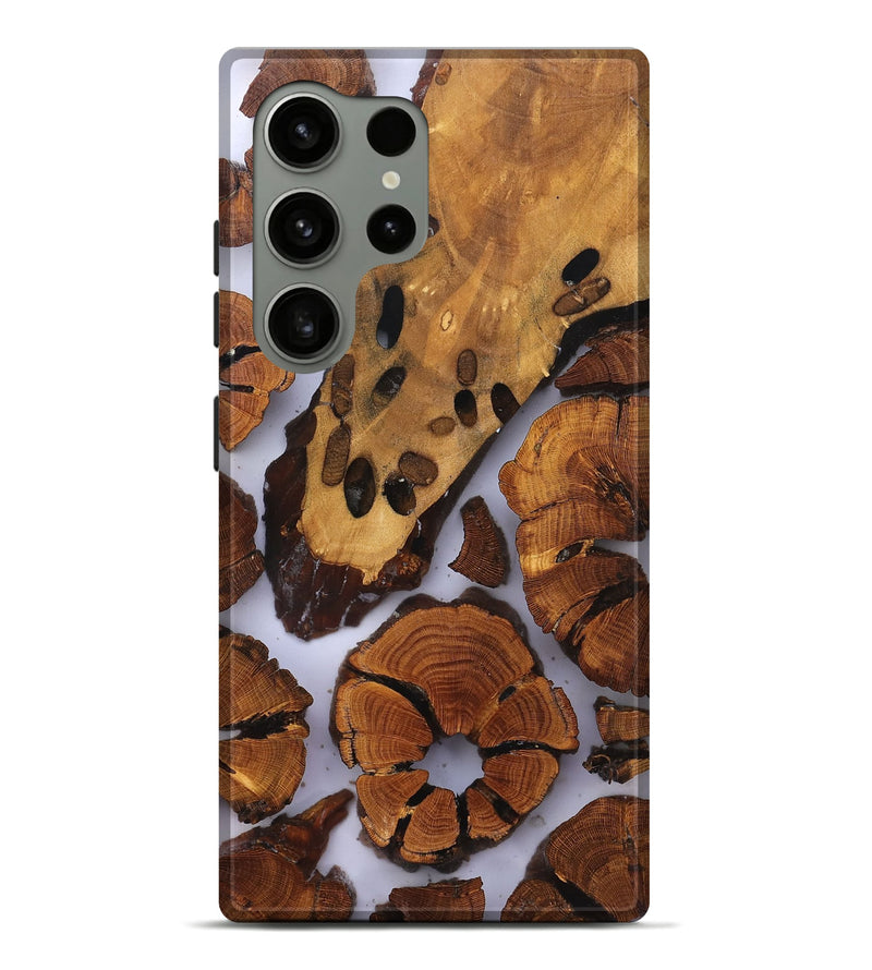 Galaxy S24 Ultra Wood Live Edge Phone Case - Jalisa (Clear, 823236)